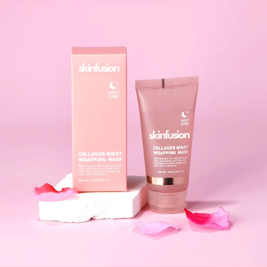 Skinfusion™  Collagen Overnight Wrapping Peel Off Facial Mask, BPA Free